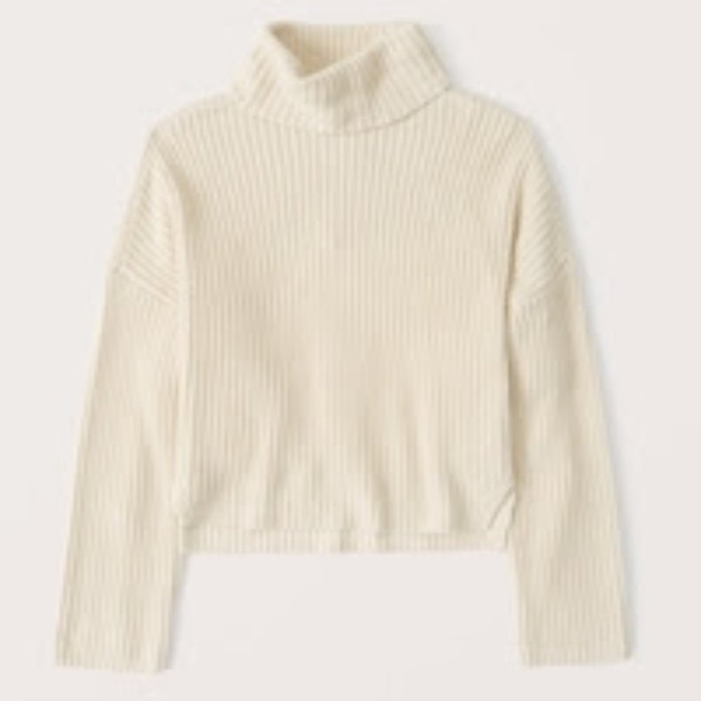 Abercrombie & Fitch Ribbed Turtleneck Sweater